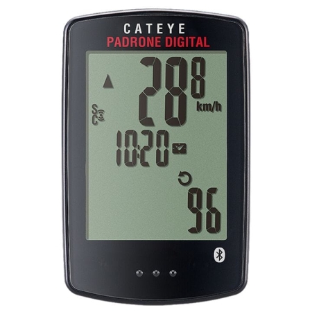 Ciclo Computadora Cateye Padrone Digital + Sensor Cad/Vel