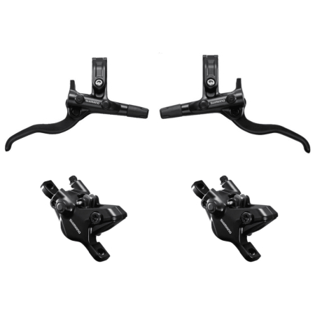 Set De Frenos Shimano Mt4100 (Delantero Y Trasero)