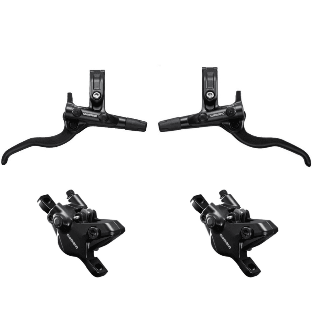 Set De Frenos Shimano Mt4100 (Delantero Y Trasero)