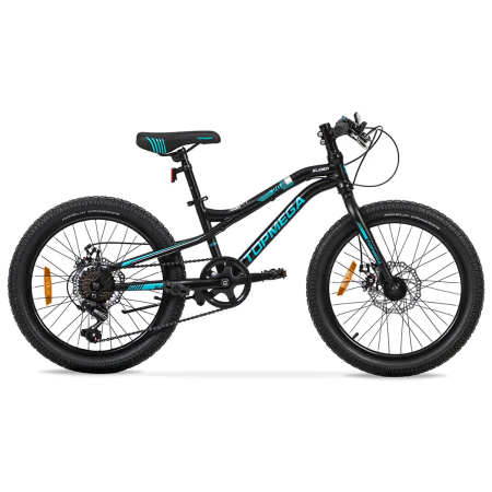 Bicicleta Niño R20 Topmega Slider - R20, 7 Velocidades, Frenos A Disco Mecánicos
