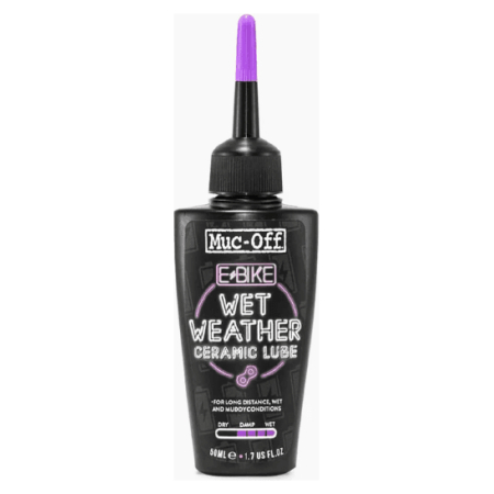 Lubricante Muc-Off E-Bike Weather Ceramic Húmedo 50Ml
