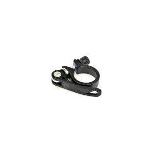 Collares Y Cierres Portasillas - Collar Portasilla Aluminio Negro 31.8 C/Cierre