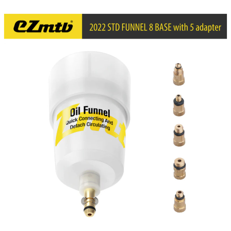 Embudo P/Purgado Ezmtb Incluye 5 Adaptadores Metalicos