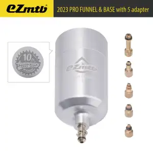 EMBUDO ALUMINIO EZMTB C/TAPA Y 5 ADAPTADORES METALICOS