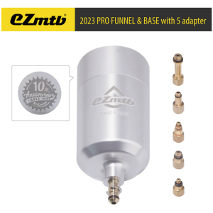 Embudo Aluminio Ezmtb C/Tapa Y 5 Adaptadores Metalicos