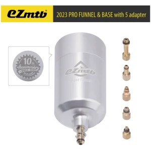 Embudo Aluminio Ezmtb C/Tapa Y 5 Adaptadores Metalicos