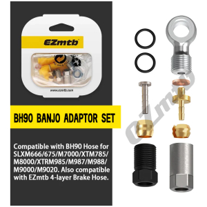Banjo+Oliva+Tuerca P/Shimano Bh90 (Set Para 1 Caliper) Ba1003