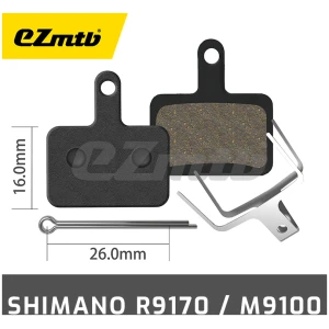 Pastillas Semi Metálicas Ezmtb (1005) P/Shimano 9100 Y 9170 (Xt/Xtrultegra/Tiagra/Grx) En Blister