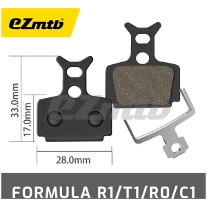 Pastilla  Freno Semi Metalica Ezmtb (1020) P/Formula R1 Y Otros En Blister