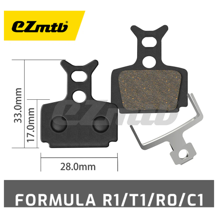 Pastilla  Freno Semi Metalica Ezmtb (1020) P/Formula R1 Y Otros En Blister