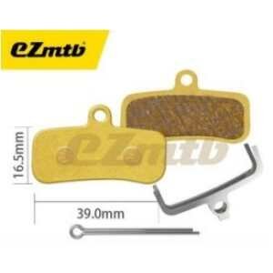 Pastillas Freno Metalicas Ezmtb (1104) P/Shimano 820 Y Todos Los De 4 Pistones En Blister