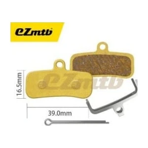 Pastillas Freno Metalicas Ezmtb (1104) P/Shimano 820 Y Todos Los De 4 Pistones En Blister