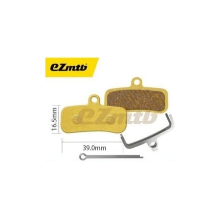 Pastillas Freno Metalicas Ezmtb (1104) P/Shimano 820 Y Todos Los De 4 Pistones En Blister