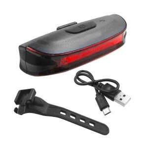 Luz Trasera Led Para Bicicleta Kawi Roja 20 Lum Recargable Color Rojo