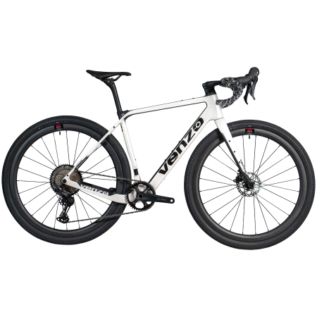 Bicicleta de Gravel Venzo Hecate Team -  Carbono - Shimano GRX 1x12