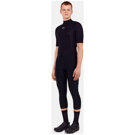 CARGO 2.0 Calza 3/4 impermeablo con bolsillo Black - Santini