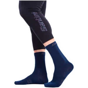 Medias altas de lana- Wool Blue - Santini