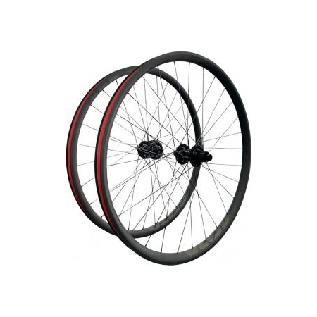 Ruedas AWA Carbono - BC01 - BOOST, Rayos Trafilados