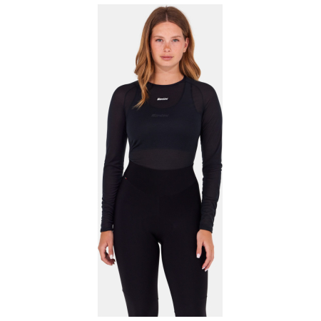 Primera Piel Dry L/S Black - Santini