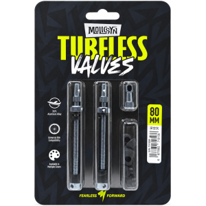 Válvulas Tubeless Molicsyn - Presta 80mm Aluminio