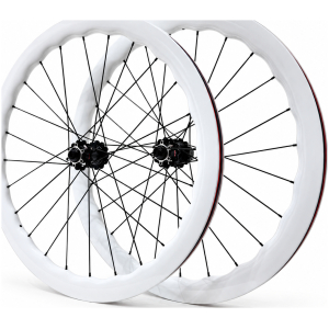 Ruedas de Carbono Retrospec Wave 700 - Disco Blancas