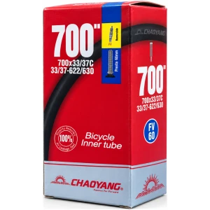 Cámara Chaoyang 700X33/37C Válvula Francesa Removible 60mm